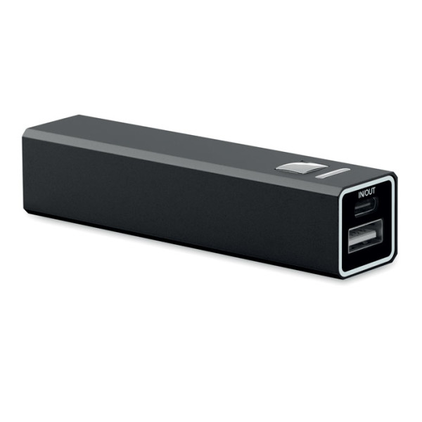 Power bank in recycled aluminium case POWERALUC