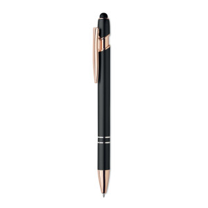 Recycled aluminium stylus push ball pen SCRIBBLE - Reklamnepredmety