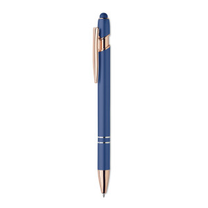 Recycled aluminium stylus push ball pen SCRIBBLE - Reklamnepredmety