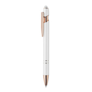 Recycled aluminium stylus push ball pen SCRIBBLE - Reklamnepredmety