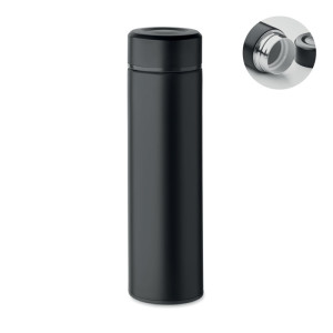 Double wall bottle in recycled stainless steel NUNAVUT - Reklamnepredmety