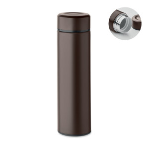 Double wall bottle in recycled stainless steel NUNAVUT - Reklamnepredmety