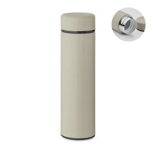 Double wall bottle in recycled stainless steel NUNAVUT - Reklamnepredmety