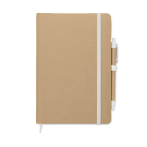 A5 notebook with ball pen CARATIL - Reklamnepredmety
