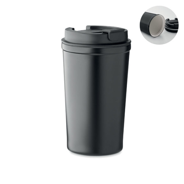 Double wall tumbler with a ceramic inner lining NUNAVUM