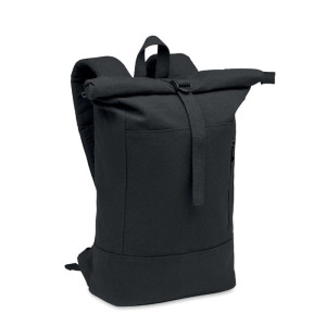 Zippered rolltop 15 inch laptop backpack KOPER ROLL - Reklamnepredmety
