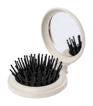 Webrush mirror with hairbrush - Reklamnepredmety