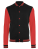 BY015 Sweat College Jacket - BY015_Black_Red - variant Ls 1000035763