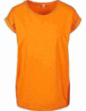BY021 Ladies Extended Shoulder Tee