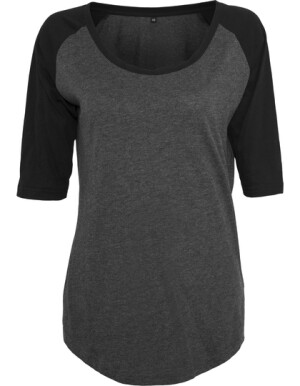 Ladies´ 3/4 Contrast Raglan Tee BY022 - Reklamnepredmety