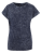 BY053 Ladies Acid Washed Extended Shoulder Tee - BY053_Indigo-White - variant Ls 1000229528