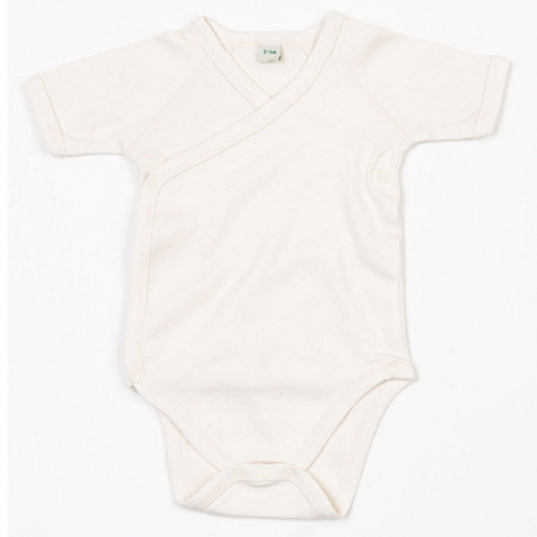 BZ05T Organic Baby Kimono Bodysuit