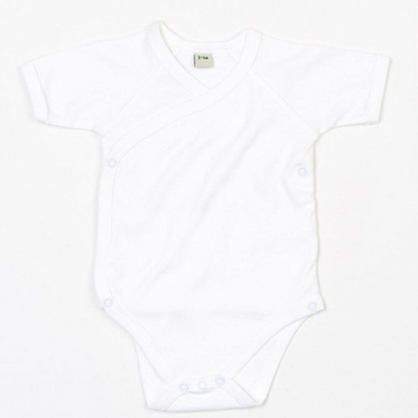 BZ05T Organic Baby Kimono Bodysuit