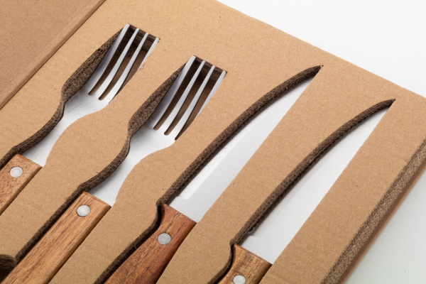 Tomahawk steak cutlery set