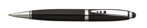 Stainless steel pen TOUCH DOWN (black) - Reklamnepredmety