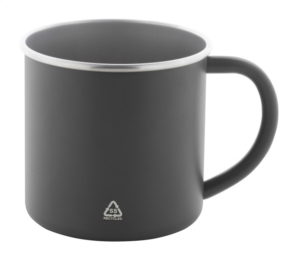 Hossa recycled stainless steel mug
