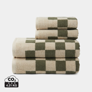 Set of 4 VINGA Elba towels from OCS organic cotton - Reklamnepredmety