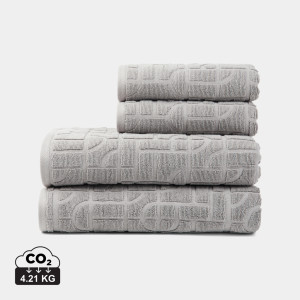Set of 4 VINGA Verso towels from OCS organic cotton - Reklamnepredmety