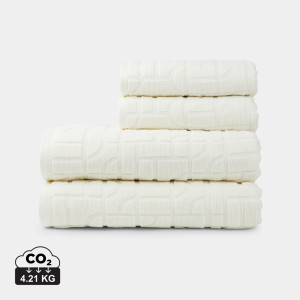 Set of 4 VINGA Verso towels from OCS organic cotton - Reklamnepredmety