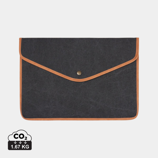 Cover for 14" VINGA Bosler laptop from GRS recycled canvas