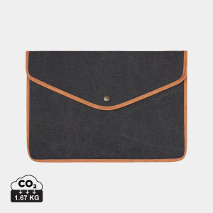 Cover for 14" VINGA Bosler laptop from GRS recycled canvas - Reklamnepredmety