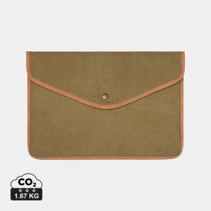Cover for 14" VINGA Bosler laptop from GRS recycled canvas - Reklamnepredmety