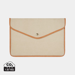 Cover for 14" VINGA Bosler laptop from GRS recycled canvas - Reklamnepredmety