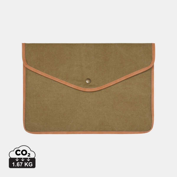 Cover for 16" VINGA Bosler laptop from GRS recycled canvas