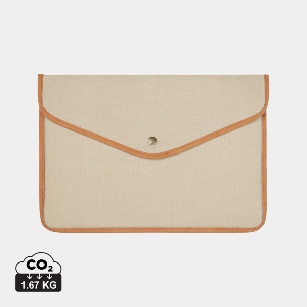 Cover for 16" VINGA Bosler laptop from GRS recycled canvas