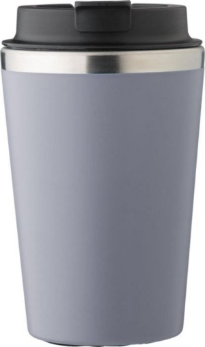 Travel mug made of stainless steel and PP, 350 ml - Reklamnepredmety