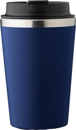 Travel mug made of stainless steel and PP, 350 ml - Reklamnepredmety