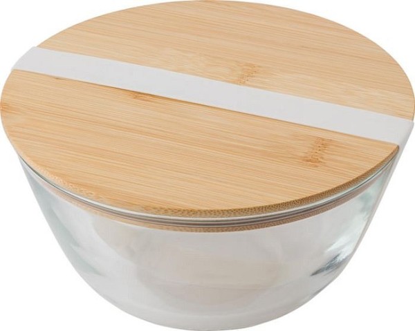 Glass salad bowl Isabeau