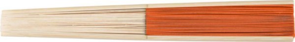 Bamboo fan with paper fabric