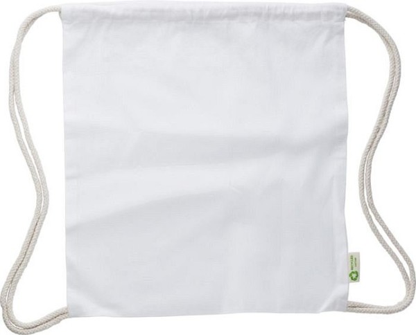 Drawstring cotton backpack