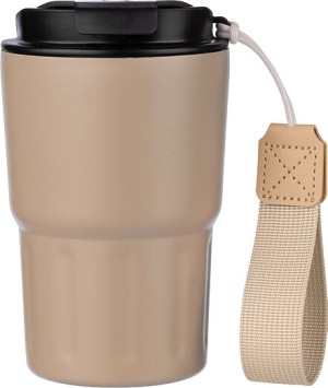 Stainless steel double walled mug Louisa - Reklamnepredmety