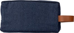Denim cosmetic bag - Reklamnepredmety