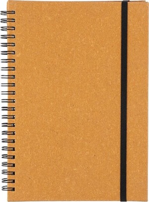 A5 notebook made of recycled leather - Reklamnepredmety
