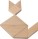 Wooden tangram puzzle - F6502400PK2 - variant Gi F6502400PK2