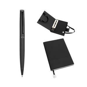 PIERRE CARDIN CHANTAL Lined notebook and pen set in box - Reklamnepredmety