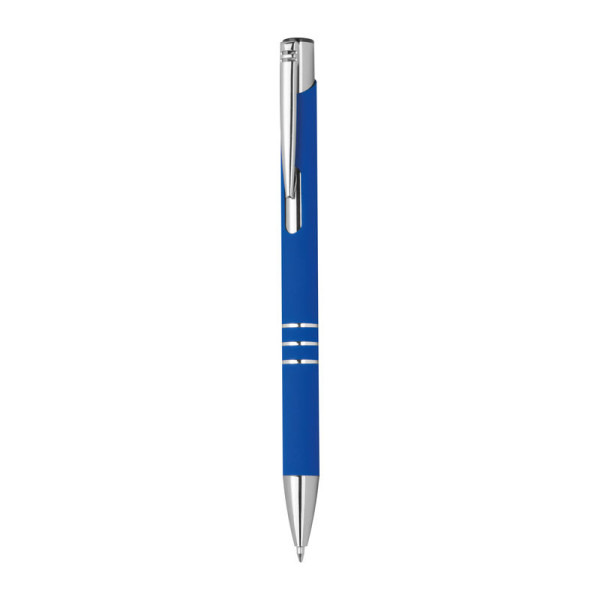 Pen with rubberized surface