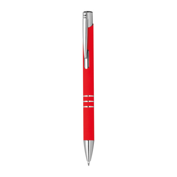 Pen with rubberized surface