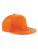 CB610 5-Panel Snapback Rapper Cap - CB610_Orange - variant Ls 1000038621