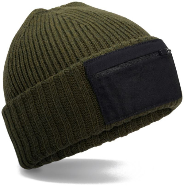 Patch Beanie with Zip