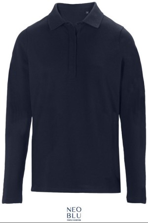 Heavy Ladies' Piqué Polo longsleeve Owen LSL Women - Reklamnepredmety
