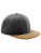 CB668 Suede Peak Snapback - CB668_Vintage-Black - variant Ls 1000038733