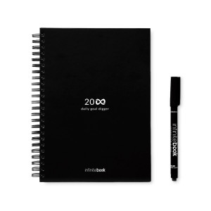 STARTER KIT INFINITE PLANNER A5. Set includes an A5"infinite Diary", cleaning kit, marker and marker holder - Reklamnepredmety