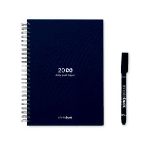 STARTER KIT INFINITE PLANNER A5. Set includes an A5"infinite Diary", cleaning kit, marker and marker holder - Reklamnepredmety