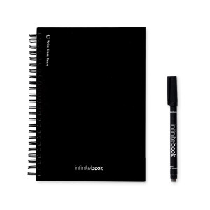 STARTER KIT INFINITEBOOK A5. Set includes an A5 "Infinitebook", cleaning kit, marker and marker holder - Reklamnepredmety