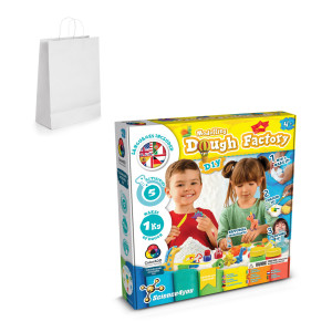 Modeling Dough Factory Kit III. The educational game for children comes with a kraft paper gift bag (100gsm) - Reklamnepredmety