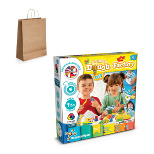 Modeling Dough Factory Kit IV. The educational game for children comes with a kraft paper gift bag (115gsm) - Reklamnepredmety